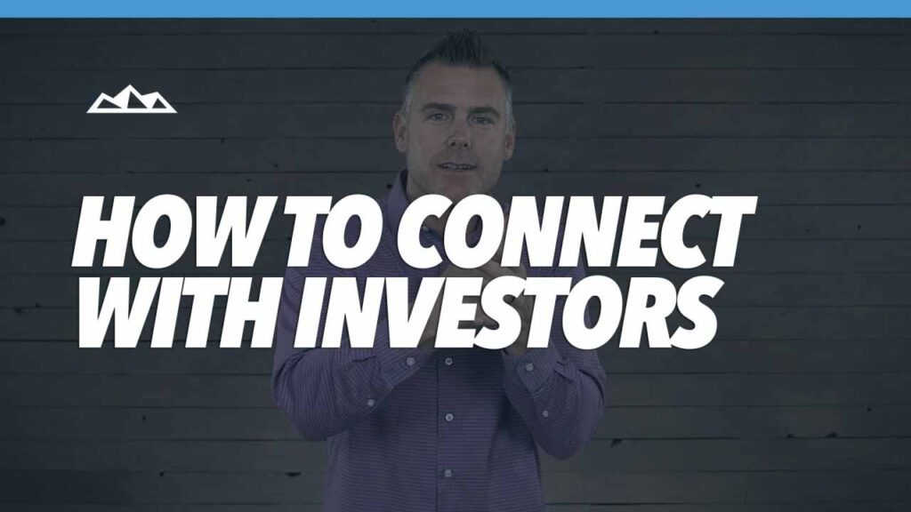 How To Connect with Investors